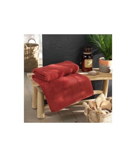 Drap de Bain Tendresse 90x150cm Terracotta