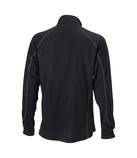 Veste Polaire Homme Noir Carbone James And Nicholson