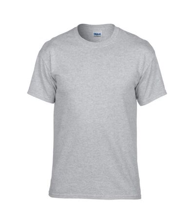 Mens plain lightweight t-shirt sports grey Gildan