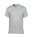 Mens plain lightweight t-shirt sports grey Gildan-1