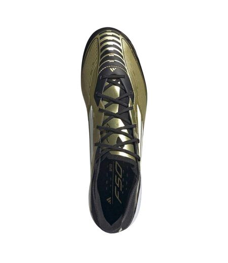Chaussures De Foot Pour Terrain Ferme F50 Elite Homme Jaune Or Noir Adidas