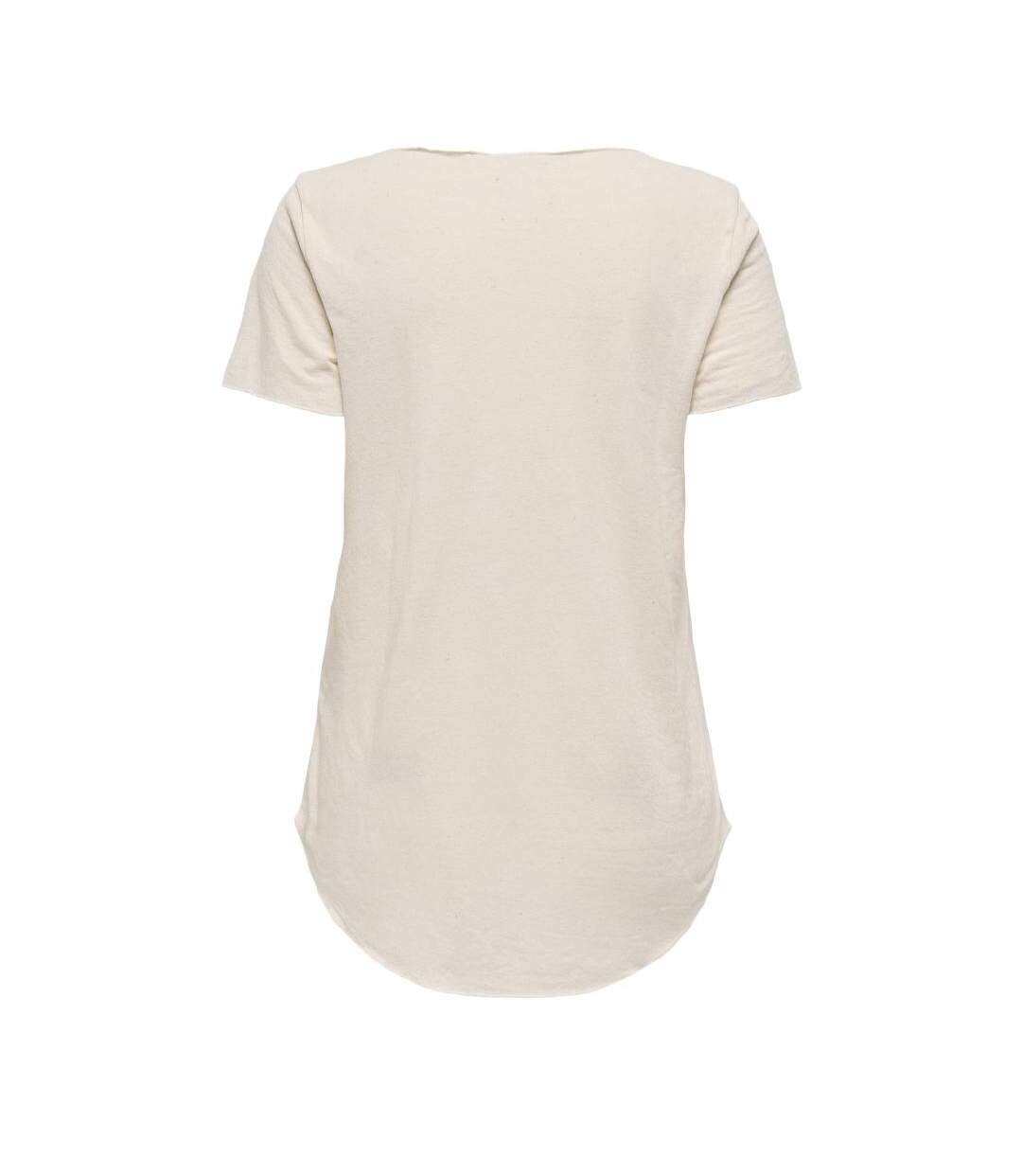 T-Shirt beige femme jdy linette - l-2