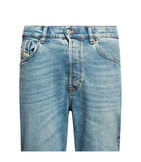 Mens 2005 D-fining Tapered Jeans Blue Grey Diesel