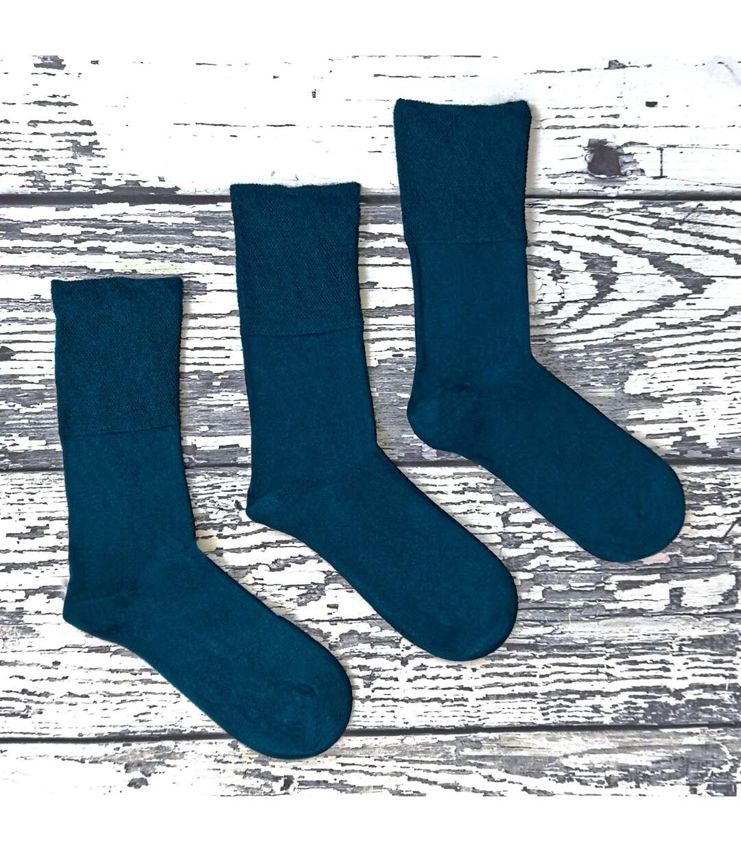 3 Pairs Thin Non Elastic Thermal Diabetic Socks for Men-4
