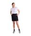 Womens/ladies flex stretch shorts black Mountain Warehouse-4