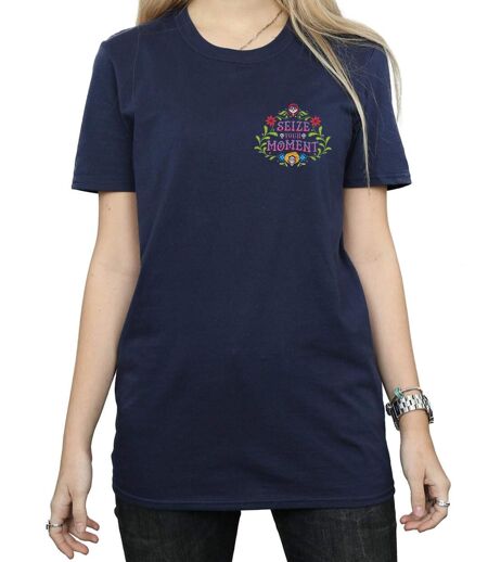 Disney - T-shirt COCO SEIZE YOUR MOMENT - Femme (Bleu marine) - UTBI16413