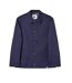 Mens Patterned Front Pocket Overshirt Navy Pretty Green-2