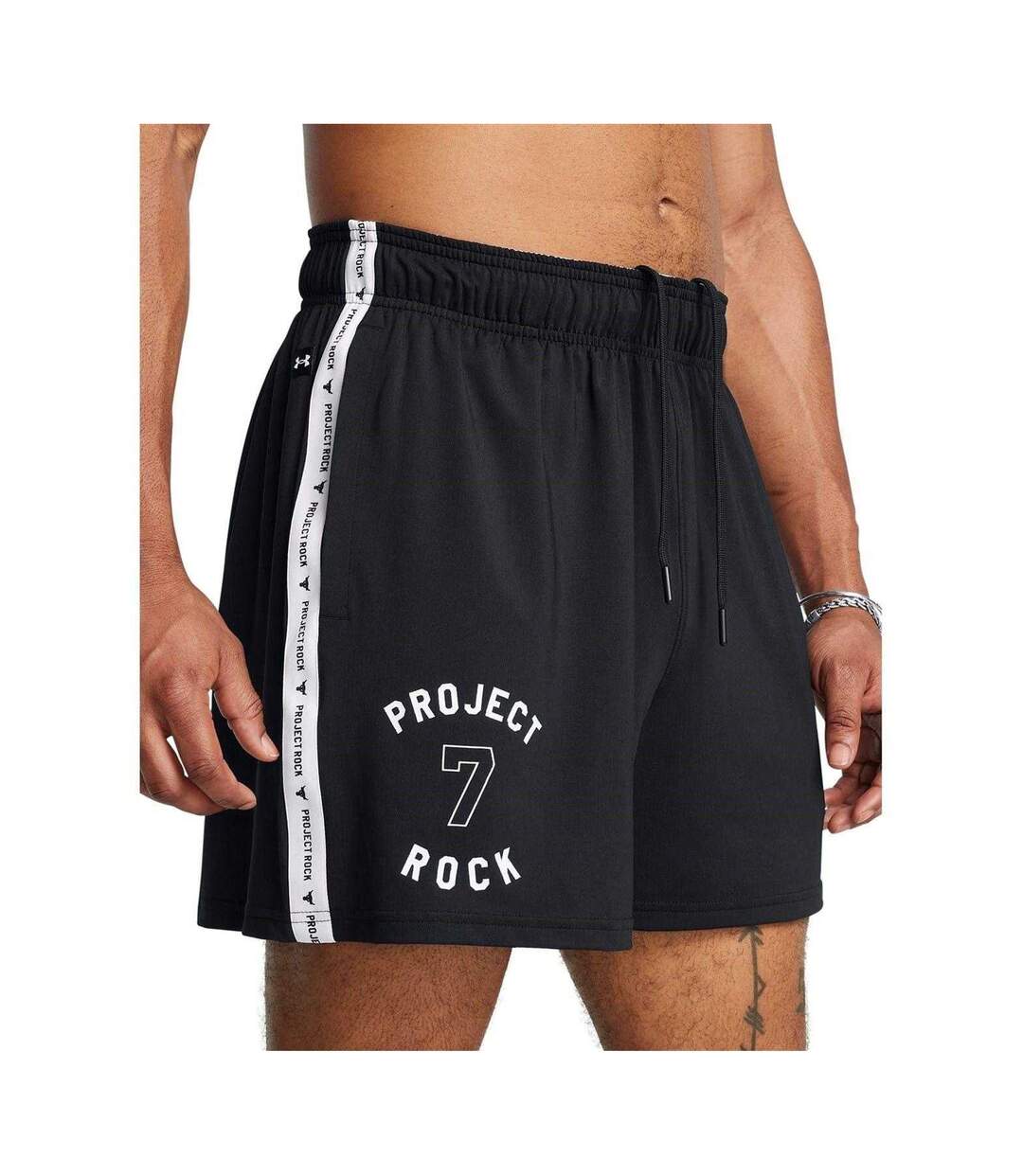 Short De Course Project Rock Homme Noir Under Armour-3