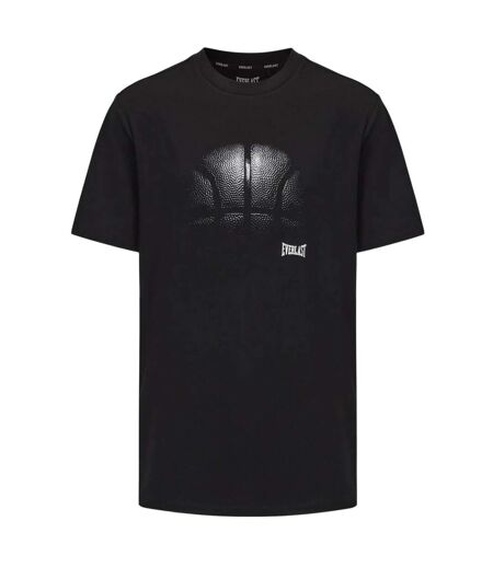 T-shirt Motif/style Ballon De Basket Homme Noir Everlast