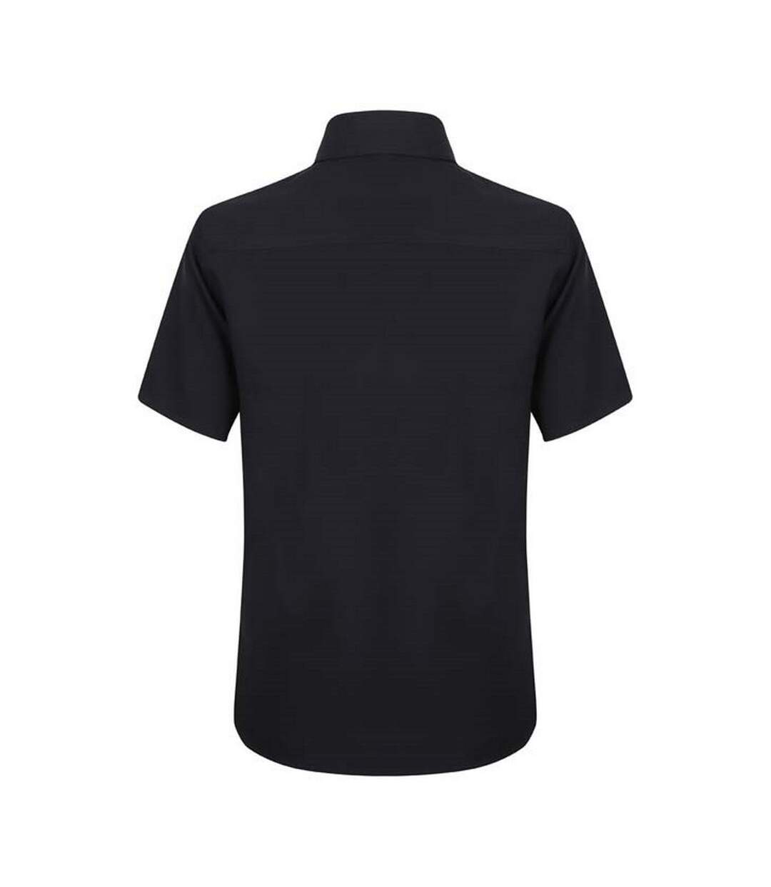 Chemise Manches Courtes Homme Noir Henbury-2