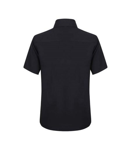 Chemise Manches Courtes Homme Noir Henbury