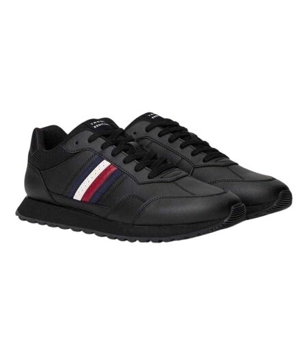 Baskets Motif/style À Rayures Eva Homme Noir Tommy Hilfiger