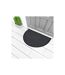 Tapis d'Entrée Demi-Lune Marco 45x75cm Gris-2