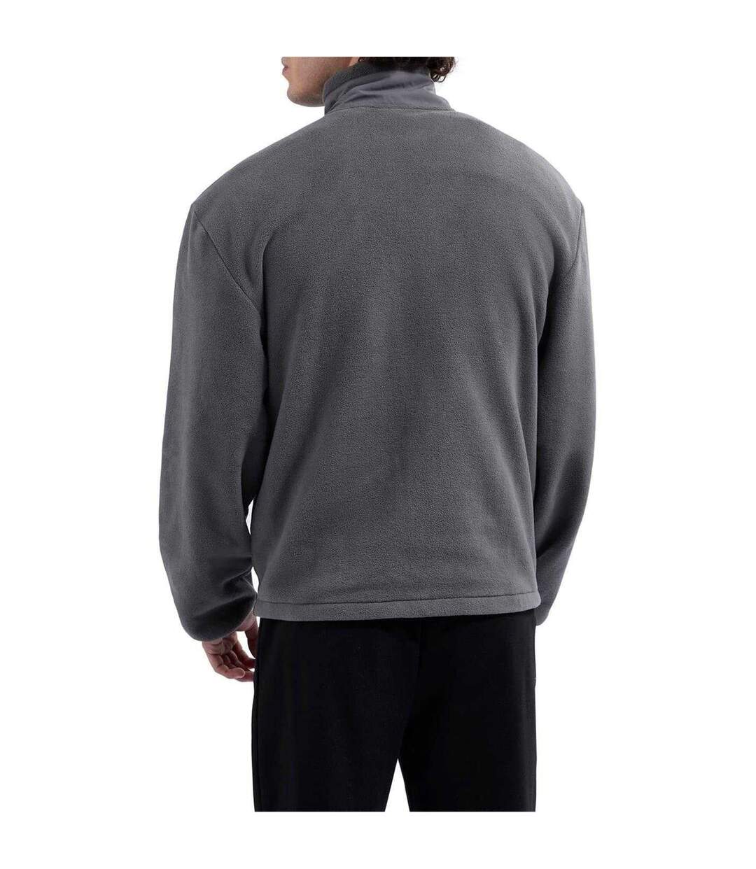 Mens Maseben Fleece Jacket Dark Grey Ellesse-3