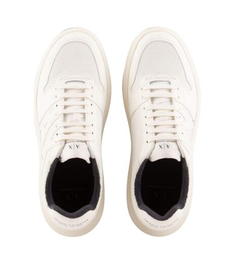 Baskets Homme Blanc Cassé Noir Armani Exchange