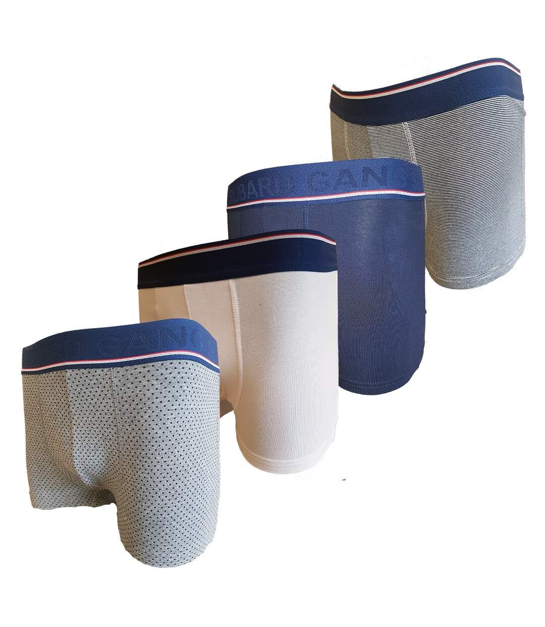 Boxers Caleçons Slibard Gang homme Confort et Qualité Pack de 4 Boxers Coton 0582-1