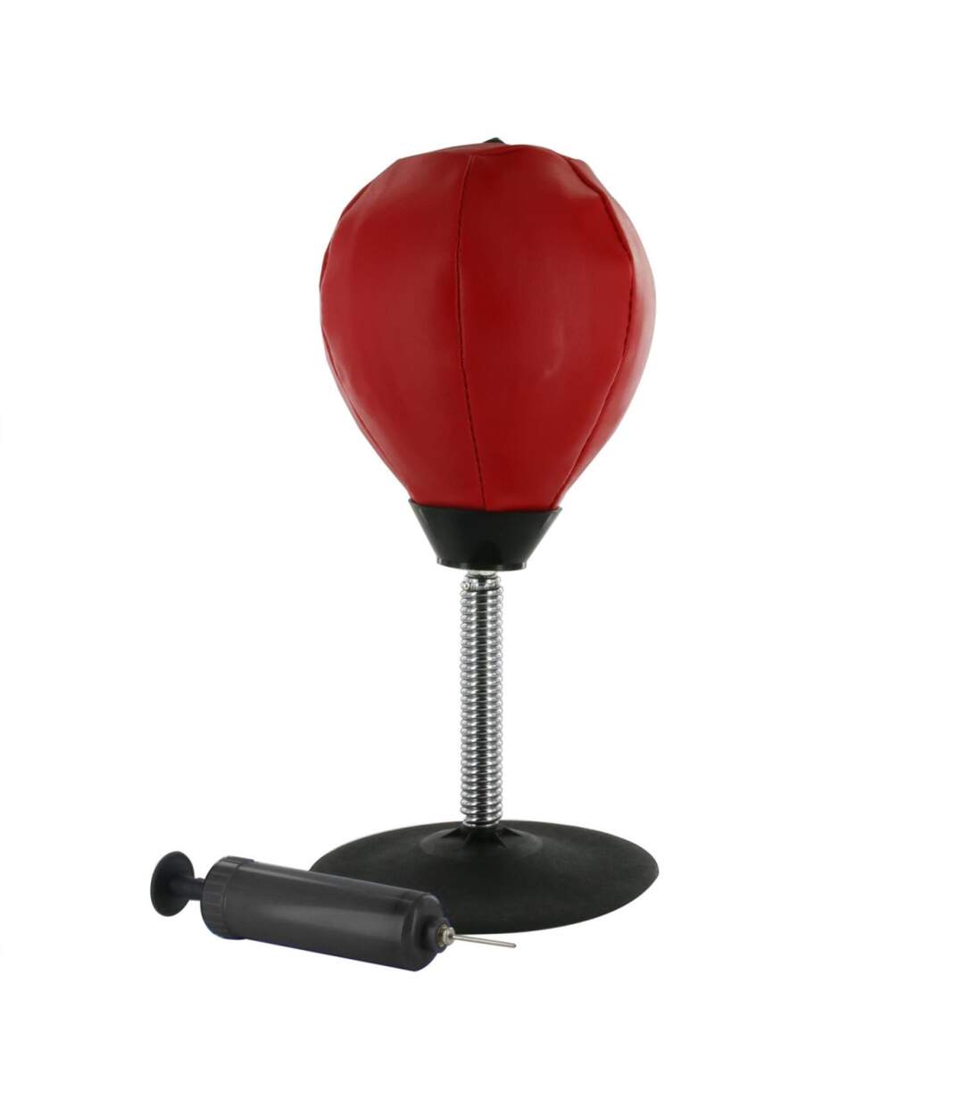 Punching Ball de Table Ventouse 36cm Rouge-1