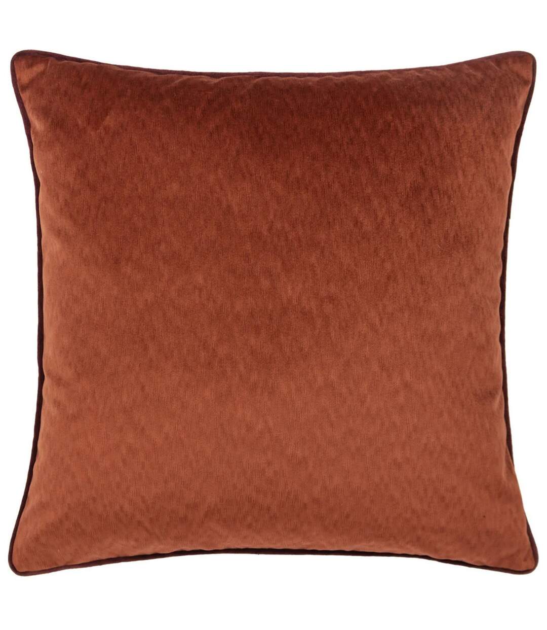 Torto velvet rectangular cushion cover 50cm x 50cm russet/marsala Paoletti-1