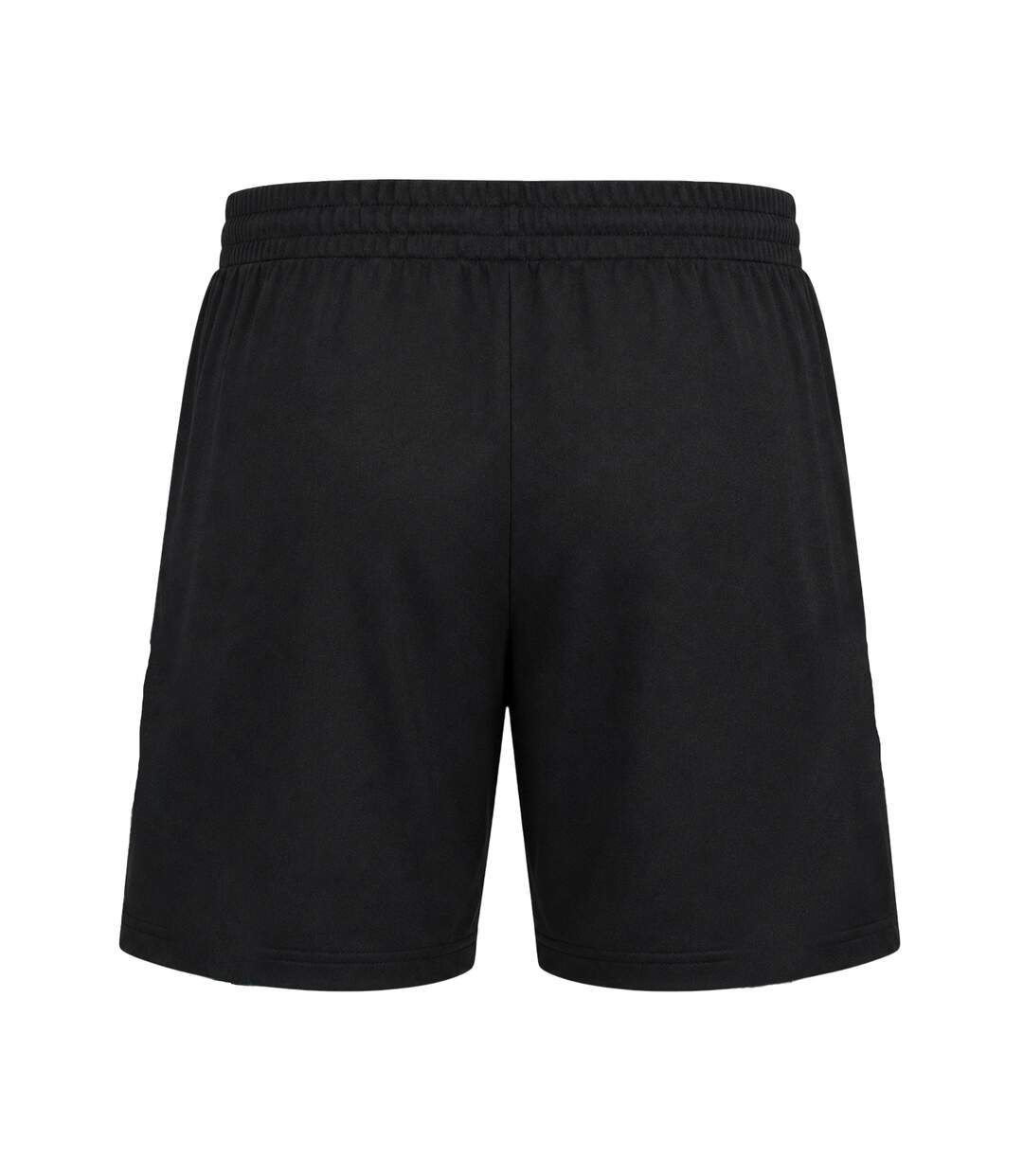 Mens Fleece Striped Track Shorts Black Yellow Adidas-2
