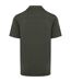Mens jersey short-sleeved shirt washed organic khaki Spasso-2