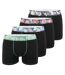 Lot de 4 Boxers homme Coton Bio Noir Freegun-1