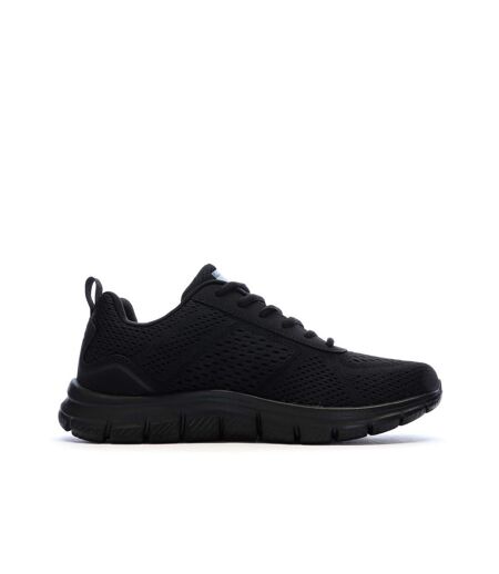 Baskets noires homme skechers track leshur