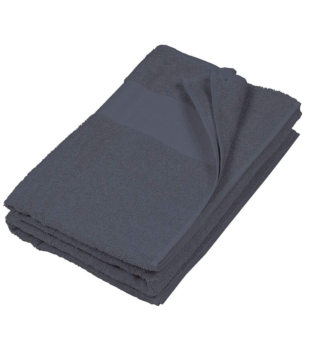 Serviette de bain 70 x 140 cm - K113 - Gris foncé-1