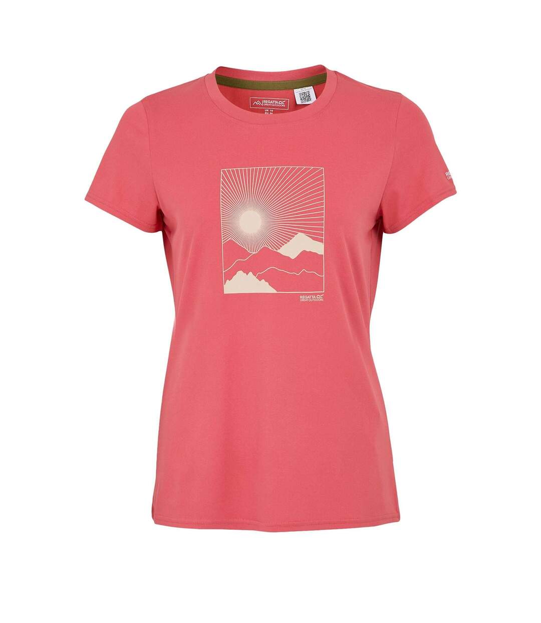 T-shirt fingal femme pêche foncée Regatta-1