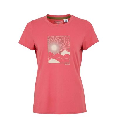 T-shirt fingal femme pêche foncée Regatta
