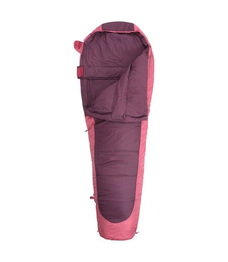 Microlite 500 Left Zip Midseason Sleeping Bag One Size Burgundy Mountain Warehouse