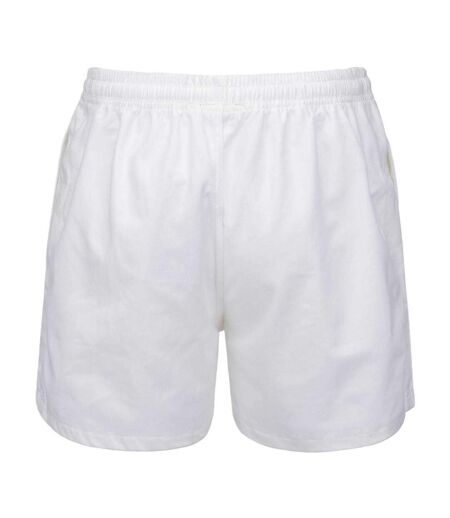 Short De Rugby Adulte Blanc KooGa