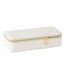 Boîte à Bijoux Avec Miroir Ericka 24cm Blanc-1