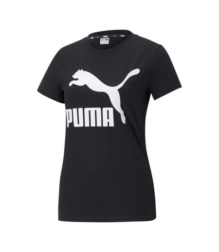 T-shirt Noir Femme Puma Classics