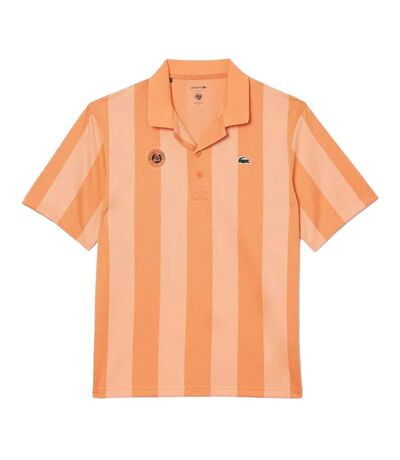 Mens Rolandgarros Edition Polo Shirt Orange Lacoste