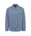 Mens Floral Poplin Long-sleeved Shirt Floral Fabric-1