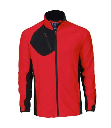 Veste Polaire Manches Raglan Prio Homme Rouge Projob