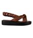 Mens Tec Fuse Platform Sandals Cove Green Taupe Grey Hi-Tec-1