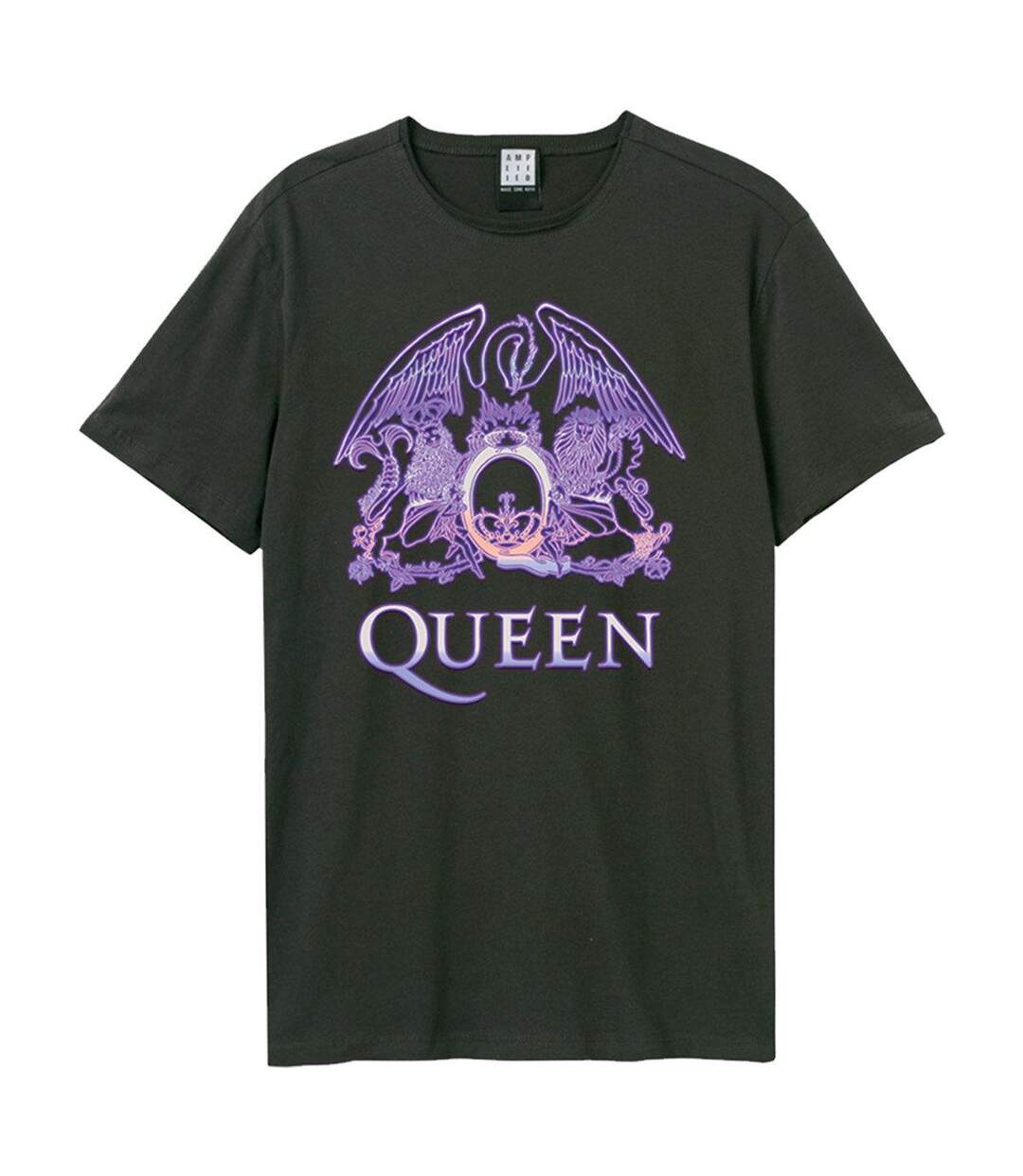 T-shirt Neon Sign Adulte Charbon Amplified-1