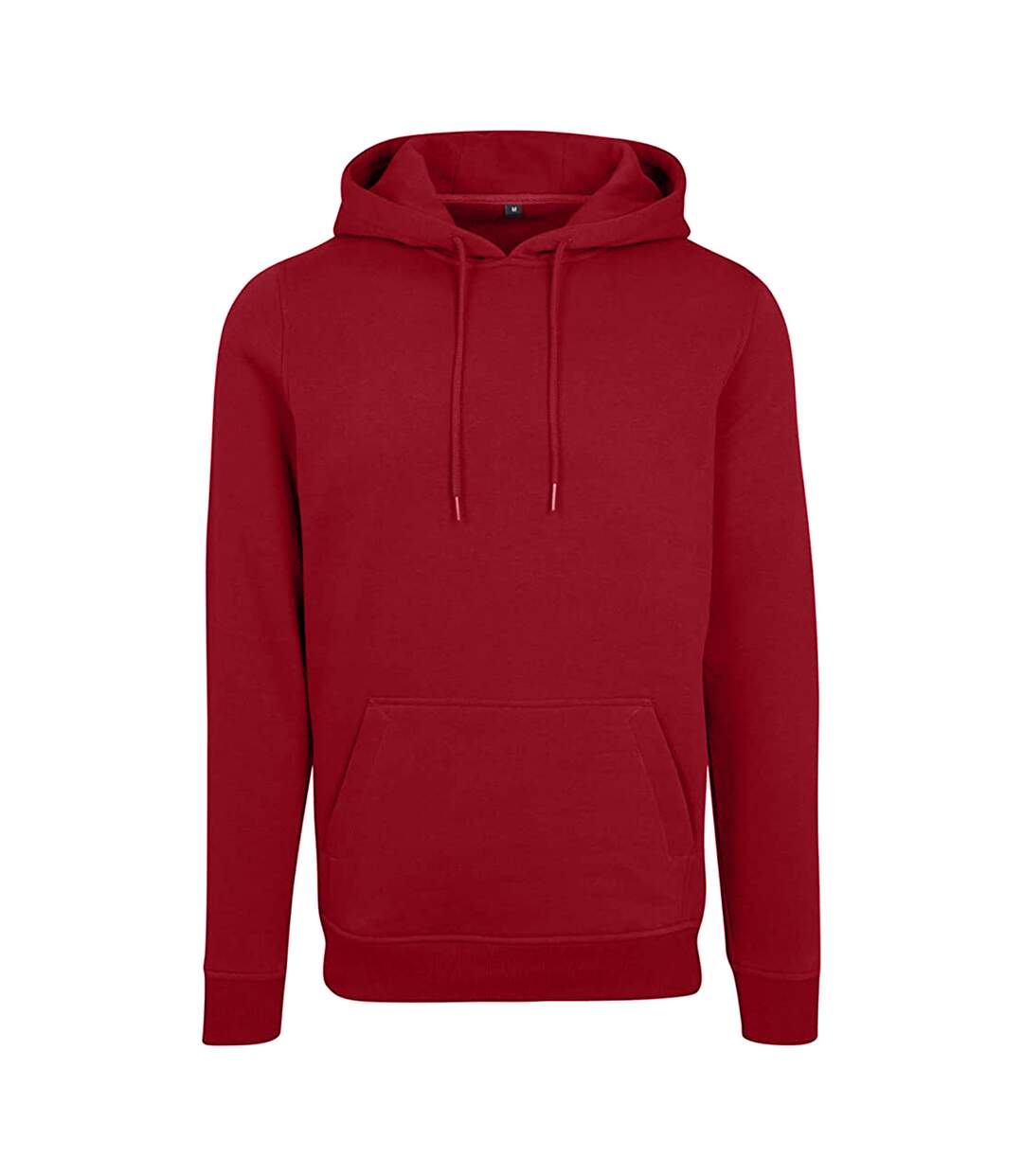 Mens heavy pullover hoodie ruby red Build Your Brand