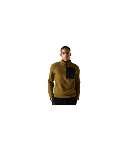 Veste Polaire Frankie Homme Brun Clair Vif Noir Regatta