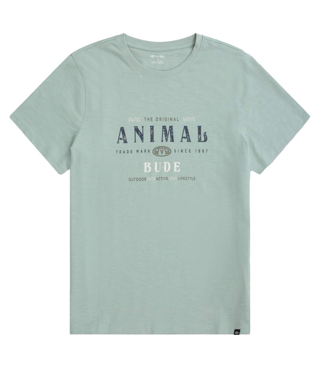 T-shirt Jacob Bude Homme Vert Animal-1