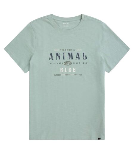 T-shirt Jacob Bude Homme Vert Animal