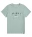 T-shirt Jacob Bude Homme Vert Animal-1