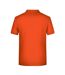 Polo Basic Homme Orange Foncé James And Nicholson-2