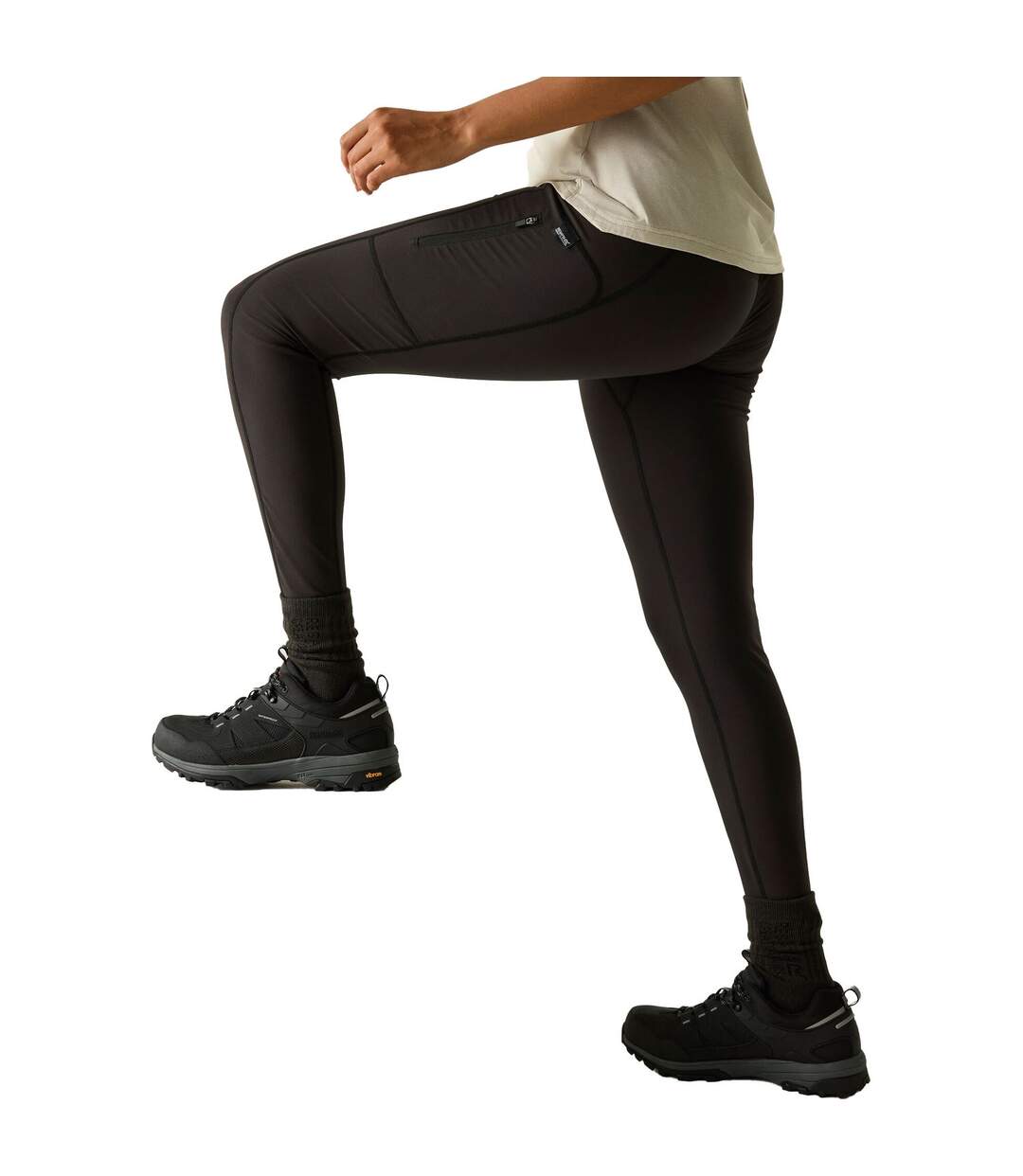 Legging Randonnée Monira Femme Noir Regatta-1