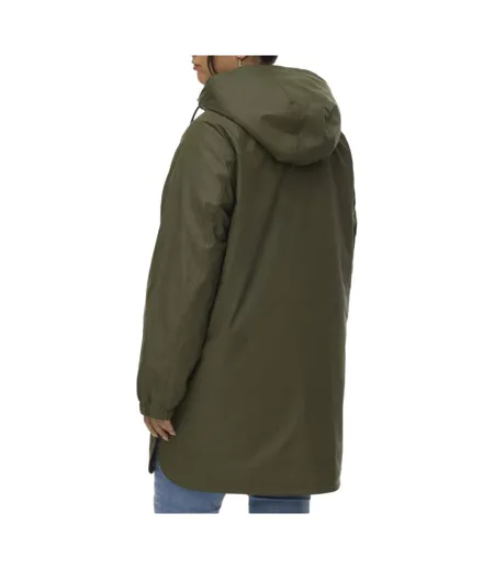 Veste imperméable kaki vero moda teddy coated