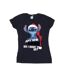 Disney T-shirt en coton Lilo & Stitch Just How Good - Femme/Femme (Bleu marine) - UTBI26138-1