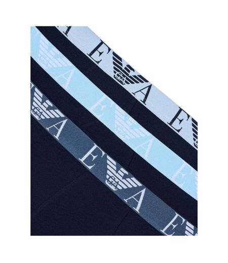 Lot De 3  Sous-vêtements Motif/style Logo Core Homme Bleu Marine Emporio Armani
