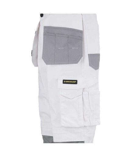 Pantalon De Travail Homme Blanc Gris Dunlop