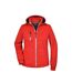 Veste Maritime Femme Rouge Bleu Marine Blanc James And Nicholson-1
